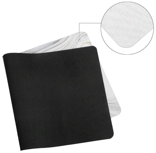 Alt view image 4 of 7 - Bks White Marble Extended XL Desk Mat 15.7 X 31.5 Inch, Non-Slip Base Gaming Mouse Pad, Functional Office Desk Accessory