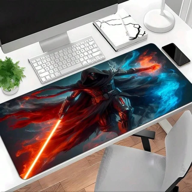 Main image of Bks Large Gaming Mouse Pad with Non-Slip Rubber Base, Durable Desk Mat for Keyboard and Mouse, Smooth Surface for Office and Home