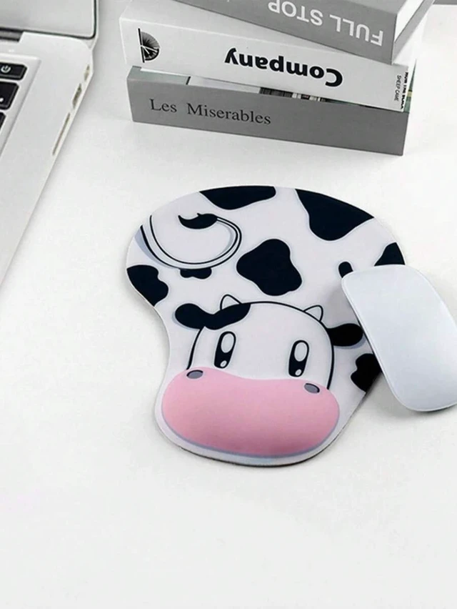 Alt view image 2 of 7 - Bks Cute Cartoon Sheep Silicone Mouse Pad With Wrist Support 3D Effect Back To School Gaming Desk Accessories Office Supplies