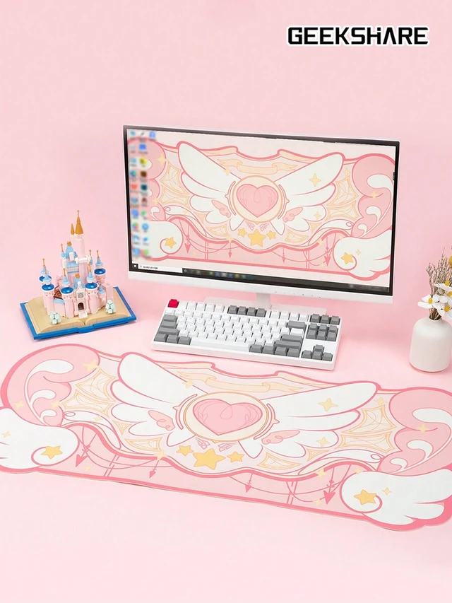 Alt view image 6 of 7 - Bks Anime Style Mouse Pad Star Wings Story Fashionable Gaming Surface Large