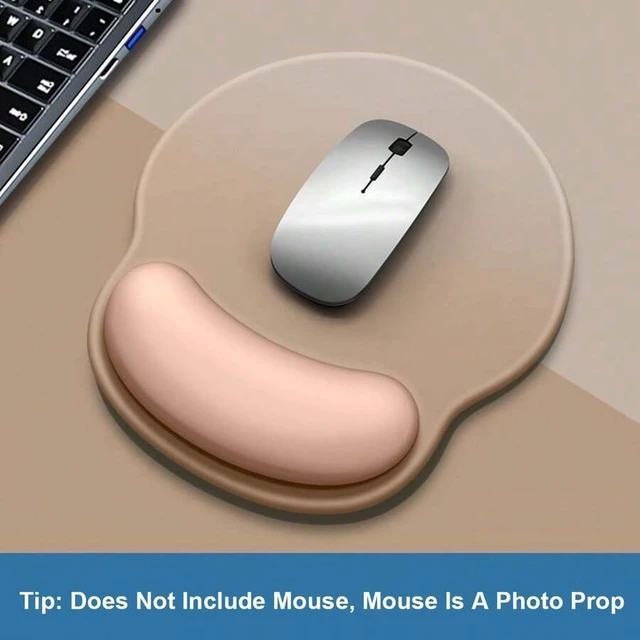 Alt view image 2 of 7 - Bks Gradient Colored Rubber Mouse Pad With Wrist Guard, Thickened Anti Slip Desk Mat for Office Gaming Study Supplies