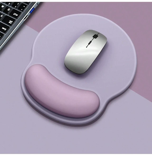 Alt view image 7 of 7 - Bks Gradient Colored Rubber Mouse Pad With Wrist Guard, Thickened Anti Slip Desk Mat for Office Gaming Study Supplies