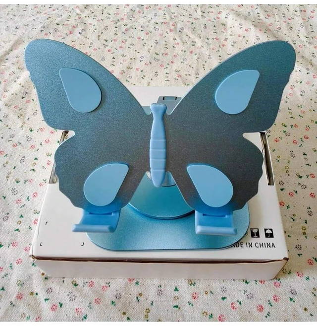Alt view image 5 of 7 - Bks 360 Rotating Foldable Phone Stand Aluminum Alloy Desktop Holder for Desk Video Watching