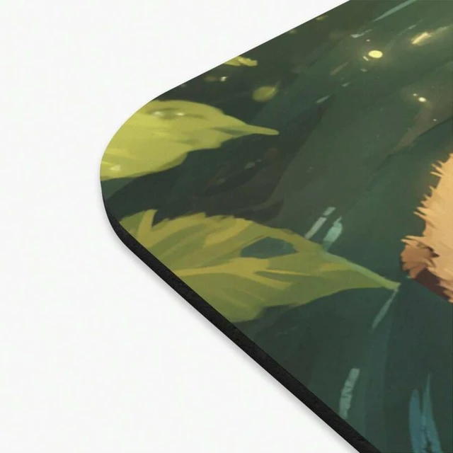 Alt view image 4 of 6 - Bks Kawaii Otter Mouse Pad, Watercolor Design, Non-Slip Rubber Base for Gaming and Office Cute