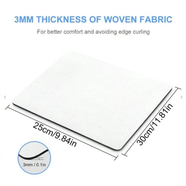 Alt view image 6 of 6 - Bks Kawaii Otter Mouse Pad, Watercolor Design, Non-Slip Rubber Base for Gaming and Office Cute