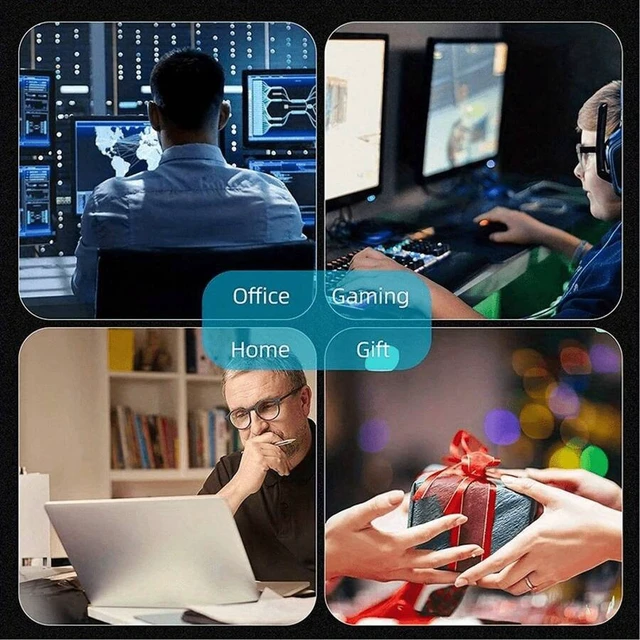 Alt view image 7 of 7 - Bks Large Gaming Mouse Pad, High-Definition Castle Print, Anti-Slip Rubber Base, Keyboard-Friendly Mat for PC Laptop Office Home (Washable) 2D Flat