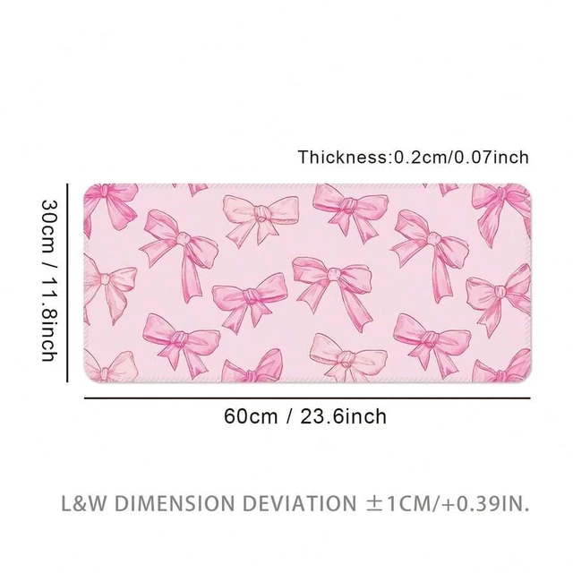 Main image of Bks Large Mouse Pad Office Desk Mat Full Edge Locking Anti-Slip Rubber Bottom Texture Gaming Mousepad Cartoon Pattern Back To School