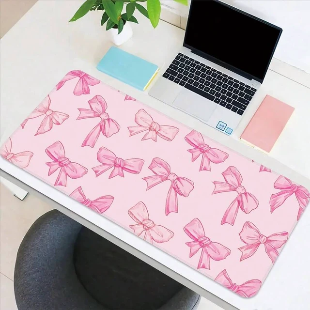 Alt view image 6 of 7 - Bks Large Mouse Pad Office Desk Mat Full Edge Locking Anti-Slip Rubber Bottom Texture Gaming Mousepad Cartoon Pattern Back To School