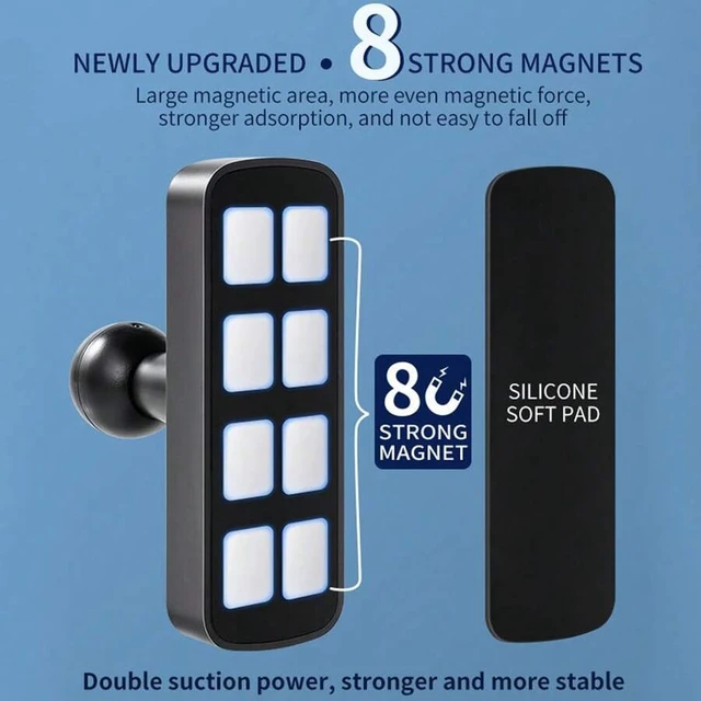 Alt view image 6 of 7 - Bks Magnetic Phone Holder for Golf Cart Treadmill Bike Fitness Equipment Hands-Free Training Mount