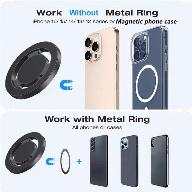Alt view image 5 of 7 - Bks Magnetic Phone Holder for Golf Cart Treadmill Bike Fitness Equipment Hands-Free Training Mount