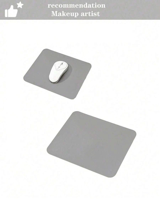 Main image of Bks Large Foldable Nail Desk Mat & Wrist Rest Pad, Soft PU Leather Manicure Hand Rest for Salon Home Care Tools