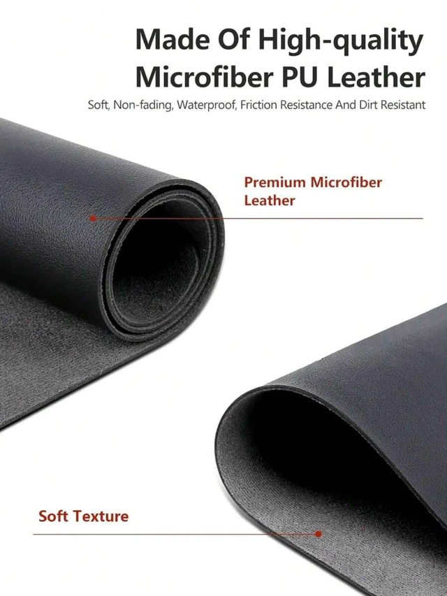 Alt view image 3 of 7 - Bks Large Foldable Nail Desk Mat & Wrist Rest Pad, Soft PU Leather Manicure Hand Rest for Salon Home Care Tools