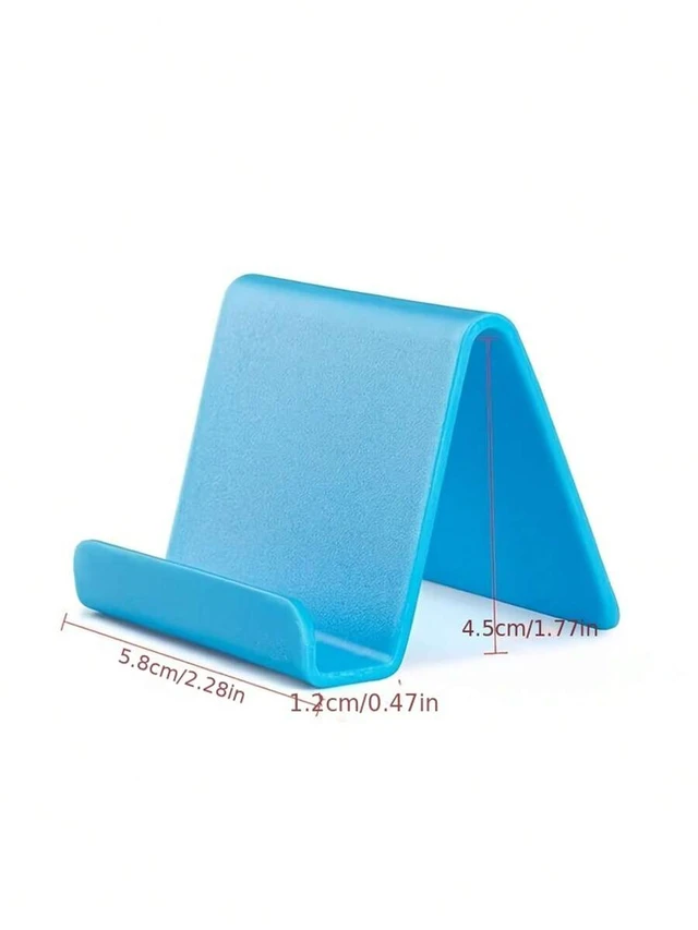 Alt view image 3 of 7 - Bks 2pcs Integrated Desk Mobile Phone Holder Stand for Bedside Tablet Watching Movies Creative Design Multicolor