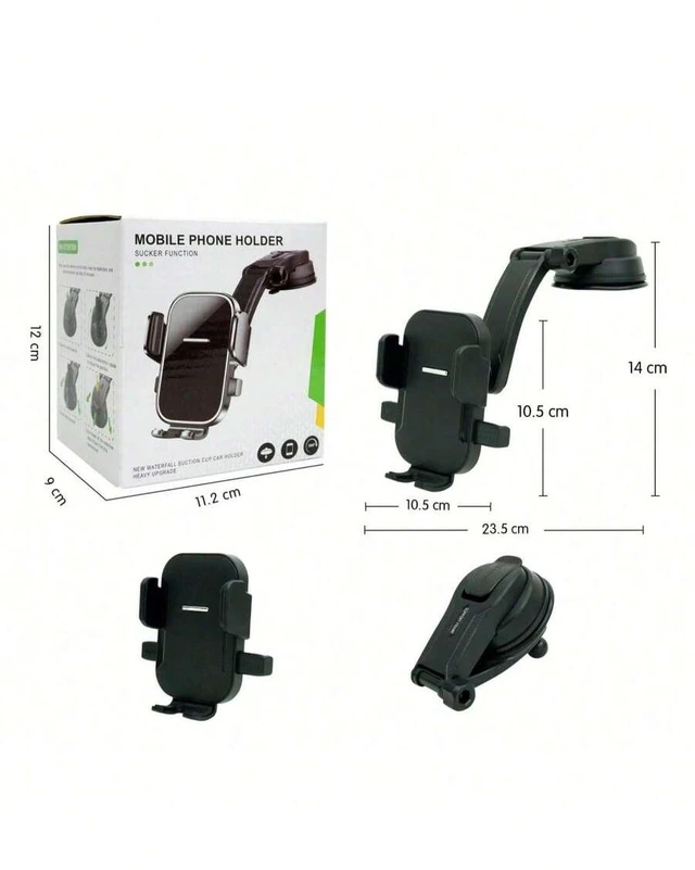Alt view image 7 of 7 - Bks Car Air Vent Phone Holder Mount Adjustable Auto Lock Suction Cup Compatible Android Devices
