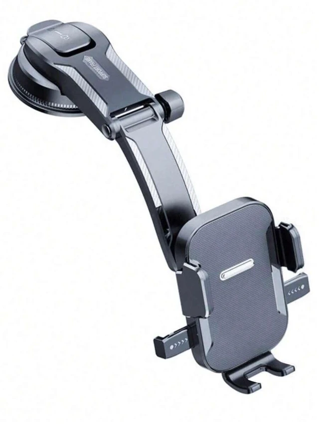 Alt view image 3 of 7 - Bks Car Air Vent Phone Holder Mount Adjustable Auto Lock Suction Cup Compatible Android Devices