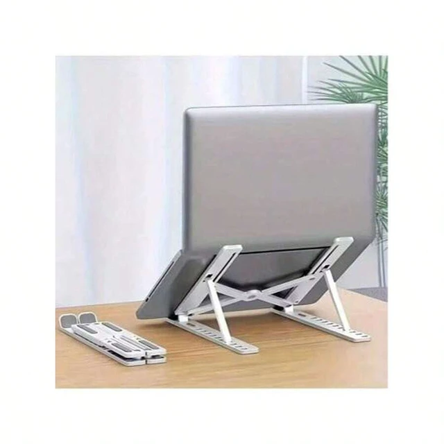 Alt view image 5 of 7 - Bks Laptop Stand With 3 Cooling Fans, 7-Level Adjustable Height, Foldable Portable Design for Notebook and PC
