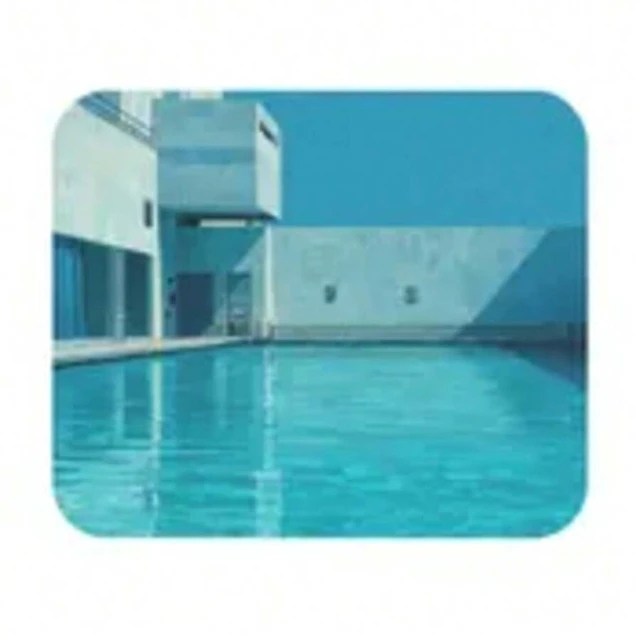 Alt view image 7 of 7 - Bks Turquoise Swimming Pool Mouse Pad 9.84x11.81in Polyester Fabric Non-Slip Rubber Base Office Desk Gaming Accessory
