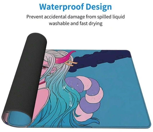 Alt view image 3 of 7 - Bks Large Gaming Mouse Pad Full Print Desk Mat Polyester Rubber Base for PC Laptop Office Keyboard