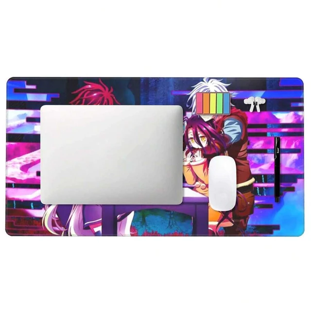 Alt view image 5 of 7 - Bks Anime Mouse Pad Large Desk Mat Cartoon Castle Design Non-Slip Rubber Base for Gaming Laptop Office PC Keyboard