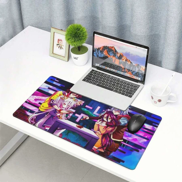 Alt view image 6 of 7 - Bks Anime Mouse Pad Large Desk Mat Cartoon Castle Design Non-Slip Rubber Base for Gaming Laptop Office PC Keyboard