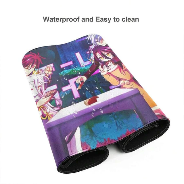 Alt view image 7 of 7 - Bks Anime Mouse Pad Large Desk Mat Cartoon Castle Design Non-Slip Rubber Base for Gaming Laptop Office PC Keyboard