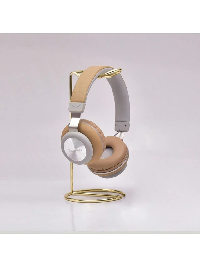 Alt view image 5 of 7 - Bks Desktop Metal Headphone Stand Holder, Gold Rose Gold Silver Finish, Universal Compatibility for Gaming PC Desk Organizer