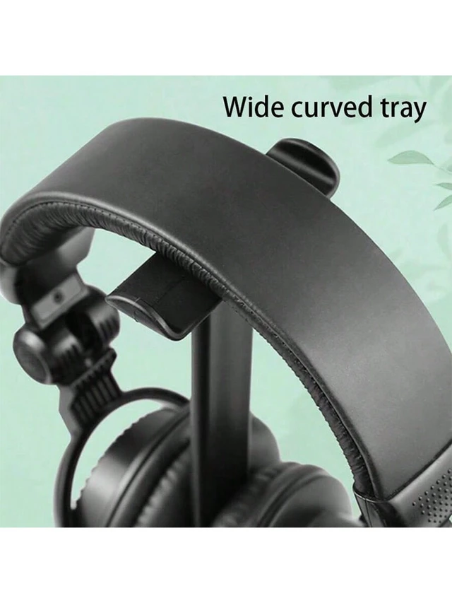 Alt view image 3 of 7 - Bks Creative Desktop Headphone Stand Hanger Holder for Gaming Headset, Black pcs