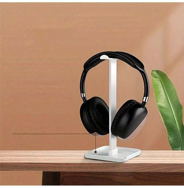 Main image of Bks Creative Desktop Headphone Stand Hanger Holder for Gaming Headset, Black pcs