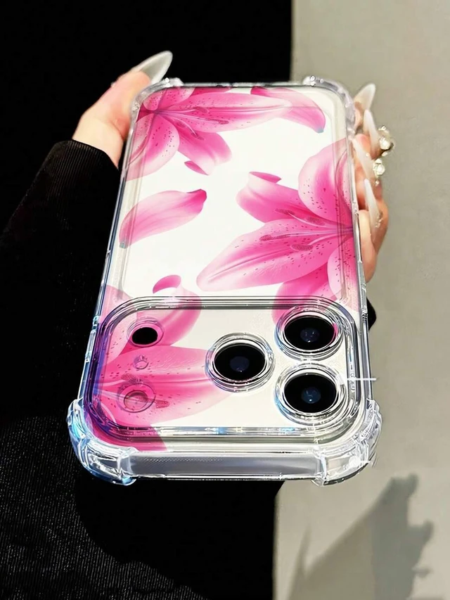 Alt view image 2 of 7 - Bks Minimalist Black Polka Dot Bow Shockproof Phone Case Compatible With iPhone 16 15 14 13 12 Series Daily Use
