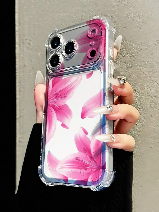 Alt view image 4 of 7 - Bks Minimalist Black Polka Dot Bow Shockproof Phone Case Compatible With iPhone 16 15 14 13 12 Series Daily Use