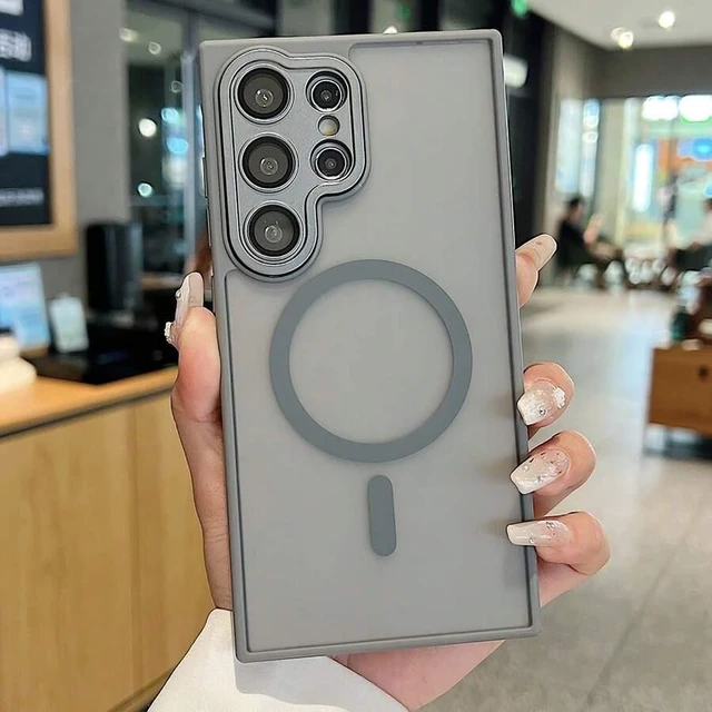 Main image of Bks Premium Matte Skin-Feel Phone Case Full Camera Protection Shockproof Wireless Charging Anti-Fingerprint Soft Touch