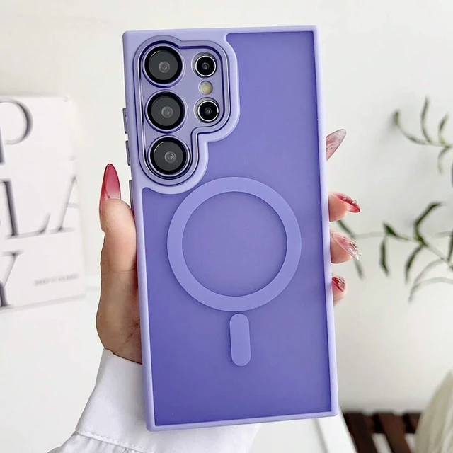 Main image of Bks Premium Matte Skin-Feel Phone Case Full Camera Protection Shockproof Wireless Charging Anti-Fingerprint Soft Touch