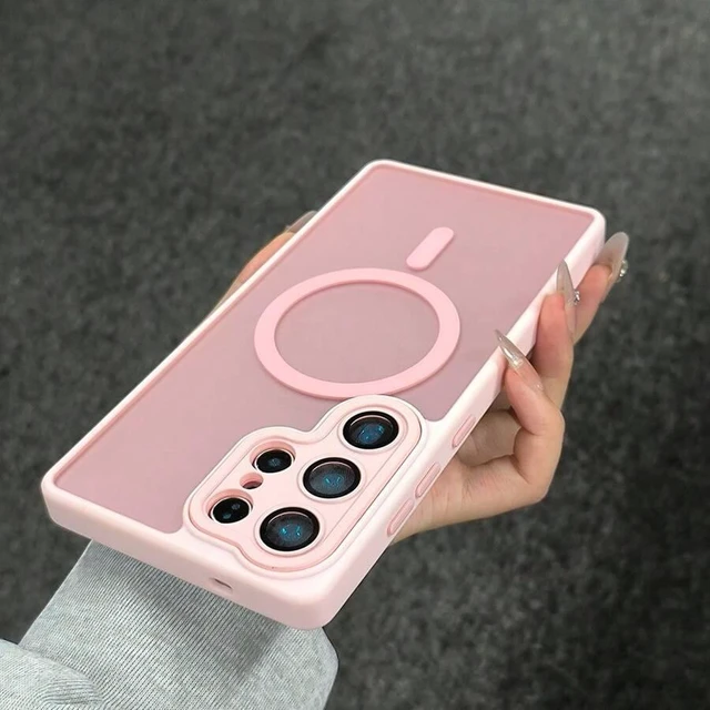 Alt view image 5 of 7 - Bks Premium Matte Skin-Feel Phone Case Full Camera Protection Shockproof Wireless Charging Anti-Fingerprint Soft Touch