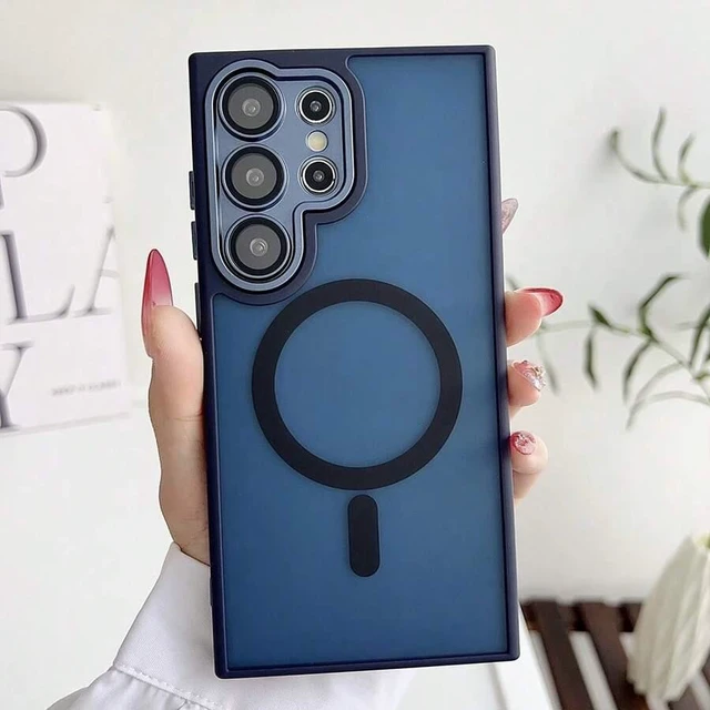 Main image of Bks Premium Matte Skin-Feel Phone Case Full Camera Protection Shockproof Wireless Charging Anti-Fingerprint Soft Touch