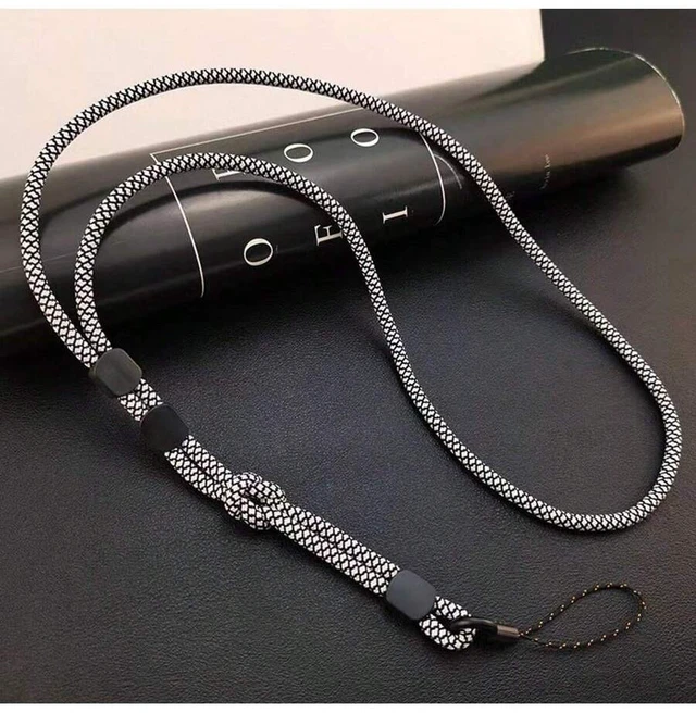Main image of Bks Adjustable Nylon Mobile Phone Lanyard Wrist Strap Cross-Body Keychain Compatible With Airpods Camera Pendants Multiple Color Options