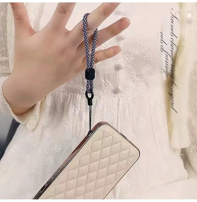 Alt view image 6 of 7 - Bks Adjustable Nylon Mobile Phone Lanyard Wrist Strap Cross-Body Keychain Compatible With Airpods Camera Pendants Multiple Color Options