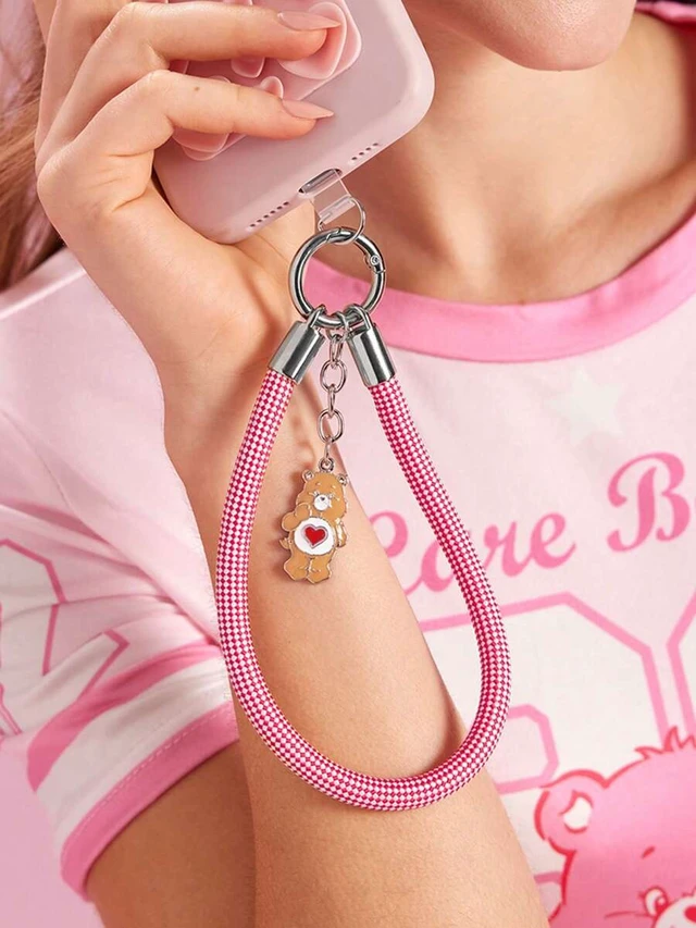 Main image of Bks Handmade Beaded Cartoon Mobile Phone Chain Lanyard Fits All Phone Cases Morty Cool Green