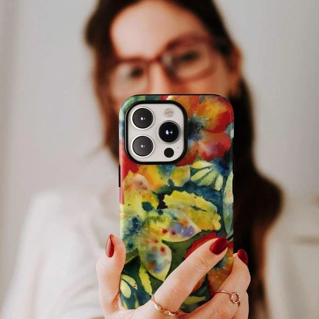 Alt view image 6 of 7 - Bks Cute Retro Floral Pattern Phone Case, Compatible With IPhone 17, 16, 15, 14 Plus, 13, 12, 11 Pro Max