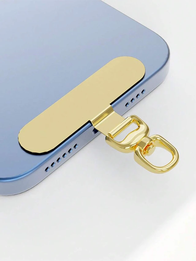 Alt view image 7 of 7 - Bks 360 Degree Rotatable Stainless Steel Phone Lanyard Hook Metal Pad Washer Secure Strap Attachment