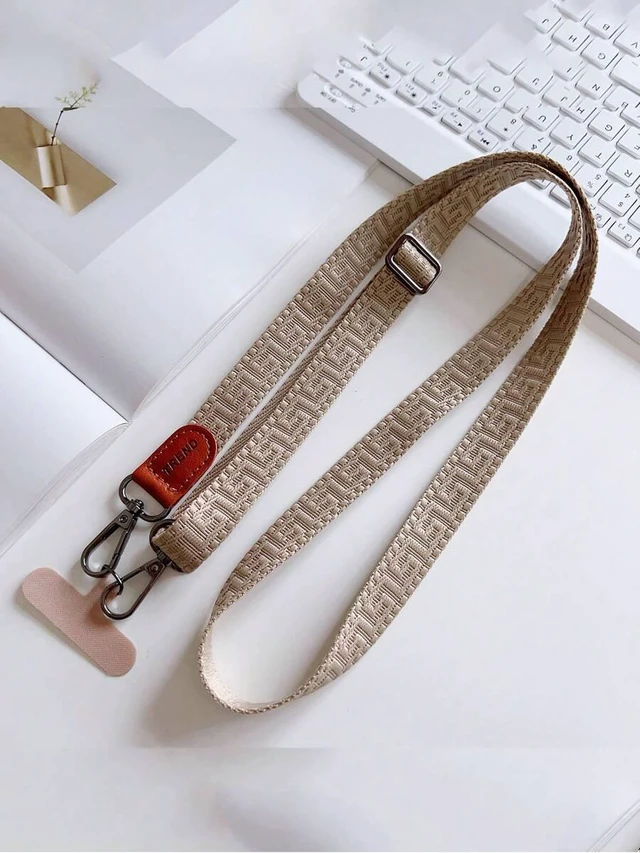 Alt view image 7 of 7 - Bks Fabric Vintage Phone Lanyard Crossbody Strap Adjustable Shoulder Chain Anti-Loss For Women