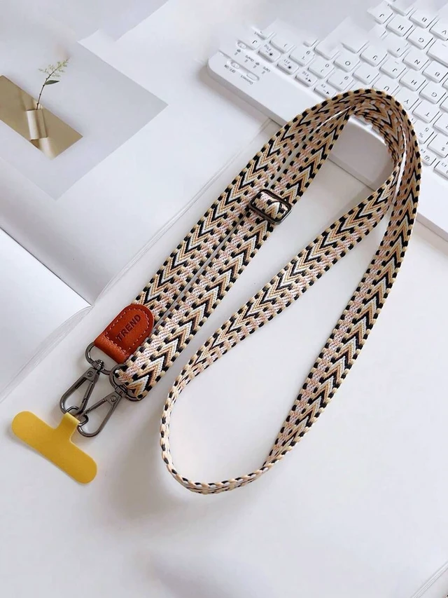 Alt view image 6 of 7 - Bks Fabric Vintage Phone Lanyard Crossbody Strap Adjustable Shoulder Chain Anti-Loss For Women