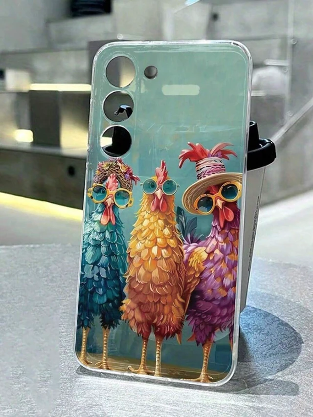 Alt view image 2 of 5 - Bks Minimalist Ditsy Floral Painted Phone Case Waterproof Shockproof Anti-Fall Scratch Resistant Compatible With iPhone Galaxy Redmi Series