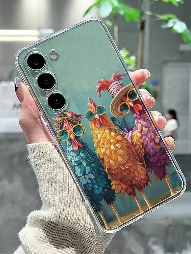 Alt view image 3 of 5 - Bks Minimalist Ditsy Floral Painted Phone Case Waterproof Shockproof Anti-Fall Scratch Resistant Compatible With iPhone Galaxy Redmi Series