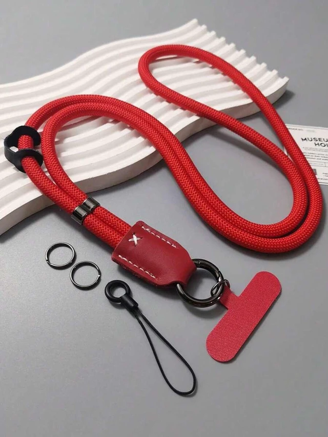 Main image of Bks Smart Phone Wrist Strap Lanyard 360 Rotatable Anti-Tangle Crossbody Travel Keychain Adjustable Metal Clip Chain Gift