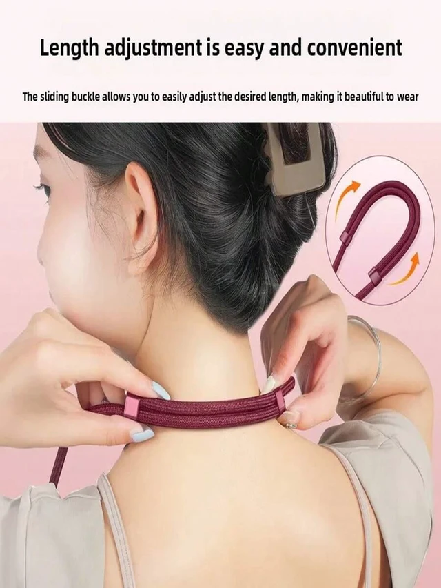 Alt view image 4 of 7 - Bks Smart Phone Wrist Strap Lanyard 360 Rotatable Anti-Tangle Crossbody Travel Keychain Adjustable Metal Clip Chain Gift