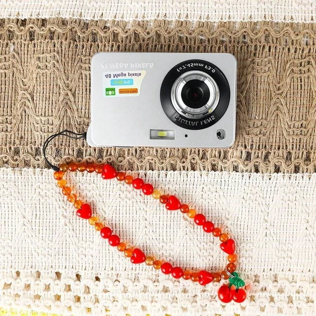 Alt view image 2 of 7 - Bks Cherry Phone Charm Strap Cute Cell Phone Lanyard Wrist Keychain Aesthetic Accessories For Bag Camera Pendant