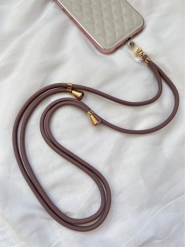 Alt view image 3 of 7 - Bks Adjustable Two Tone Polyamide Phone Lanyard Charm Gift for Mother Family Birthday Holiday