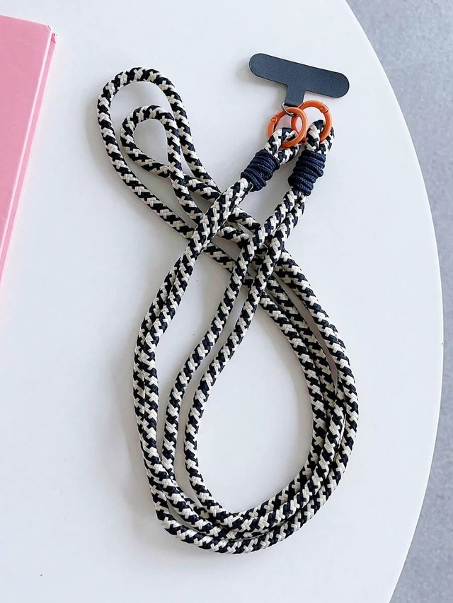 Alt view image 2 of 7 - Bks Phone Lanyard Strap Durable Braided Cord Universal Case Fit Colorful Design Metal Clasp
