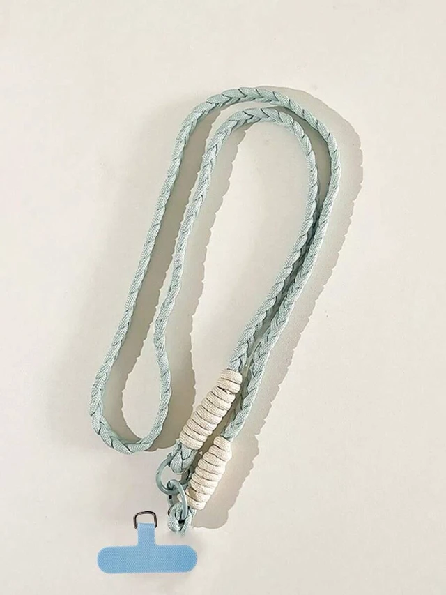 Alt view image 2 of 7 - Bks Phone Lanyard Strap Durable Braided Cord Universal Case Fit Colorful Design Metal Clasp