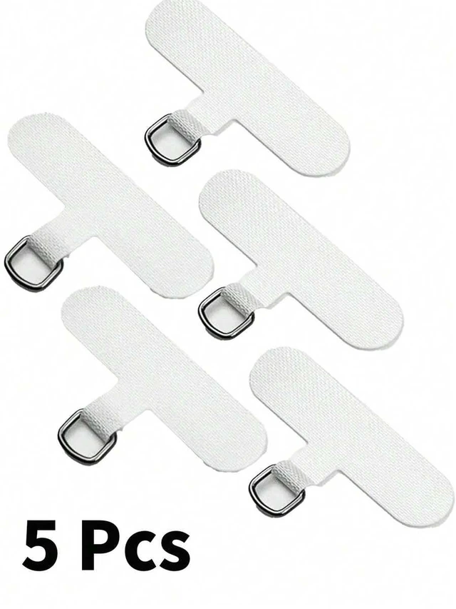 Alt view image 7 of 7 - Bks Universal Phone Lanyard Clips Replacement Parts for Cases Fit All Phones Black White Won't Affect Charging